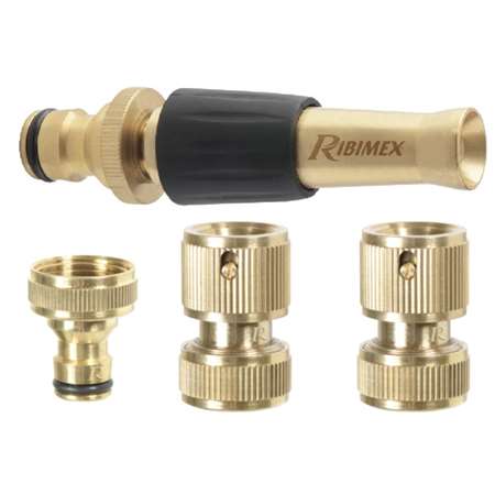 Image de Kit Laiton Arrosage Lance Soft Touch Raccords Nez Robinet/ 1