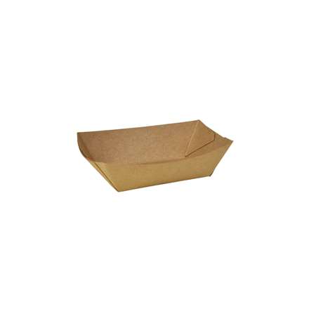 Image de Barquette bateau carton kraft 200cc Caissipack/1000