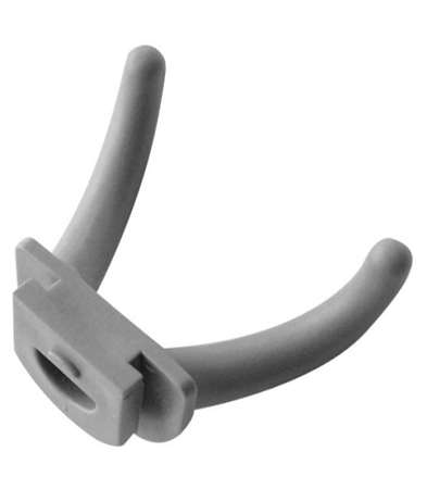 Image de Crochet double pour cassette et support sac/1