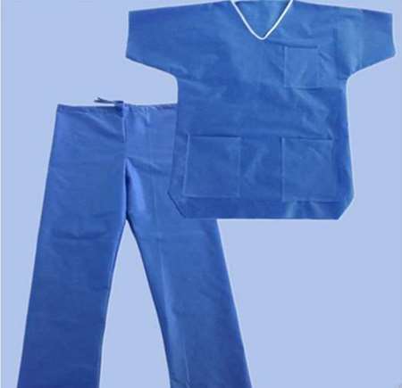 Image de Pyjama bleu opaque SMS 35g/m² T.M/50