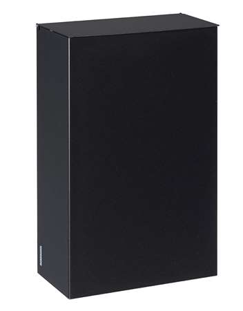 Image de Poubelle murale avec étrier Manga gris manganèse 10L/1