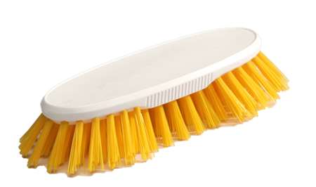 Image de Brosse à main alimentaire jaune 21cm/1