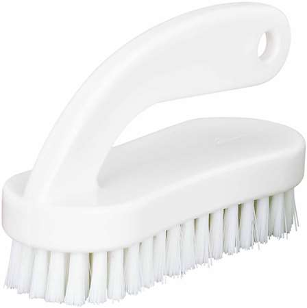 Image de Brosse à ongle alimentaire blanc avec poignée 12cm/1