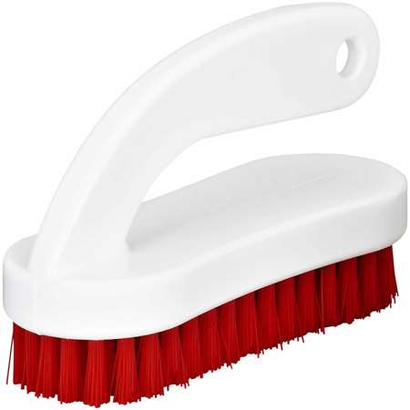 Image de Brosse à ongle alimentaire rouge avec poignée 12cm/1