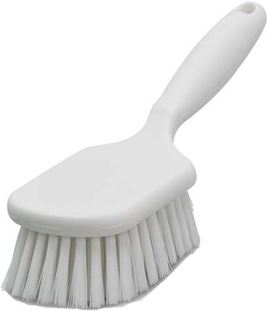 Image de Brosse alimentaire large blanc manche court/1