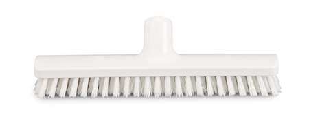 Image de Frottoir alimentaire polyester fibre dure à vis 30cm blanc/1