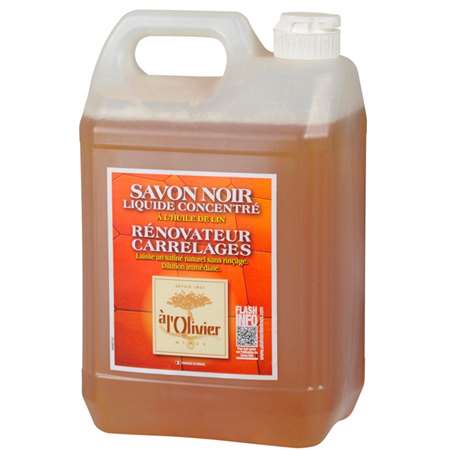 Image de Savon noir liquide à l'huile de lin 5L/1