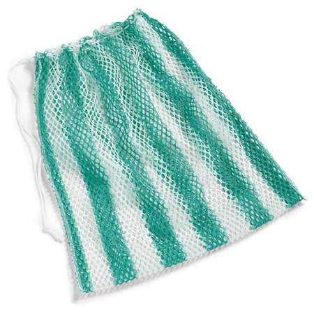 Image de Filet de lavage rayé vert/blanc 30L 30x60cm/1