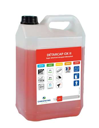 Image de Détergent liquide acide Detarcap OX II bidon de 5L/1