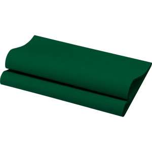 Image de Serviette Bio-Dunisoft 40x40 vert foncé/360