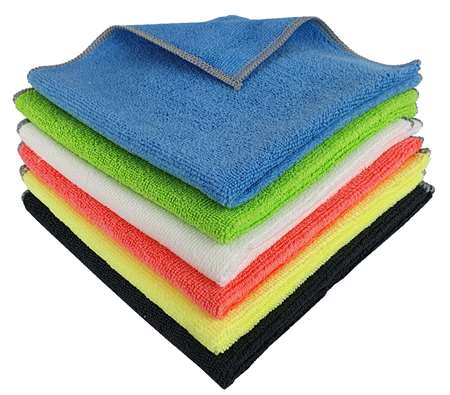 Image de Lavette microfibre bouclette premium noire/5