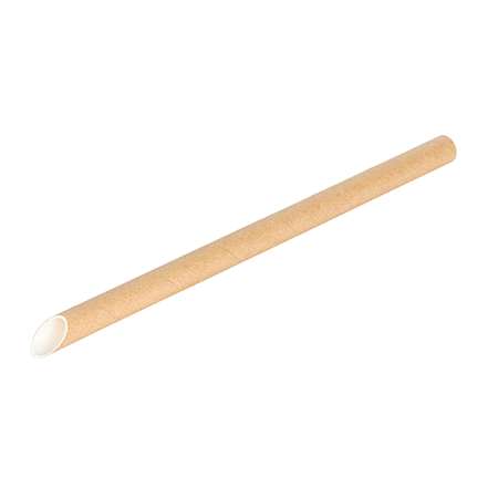 Image de Paille papier kraft Bubble Tea 20,5cm D.12mm/100