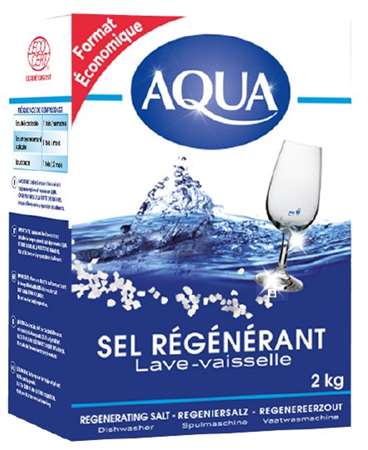 Image de Sel régérérant lave-vaisselle Aqua Ecocert granulés 2kg/1