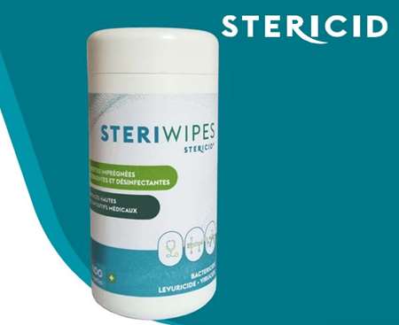 Image de Lingette désinfectante médicale sans alcool/100