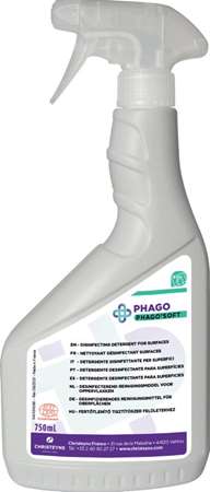 Image de Nettoyant désinfectant surfaces Phagosoft 750ml Ecocert/6