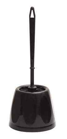 Image de Combiné WC classic socle et brosse noir/1