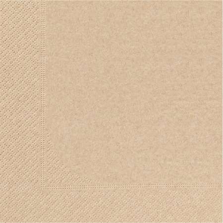 Image de Serviette Ouate 2 Plis Kraft 20x20 /1800