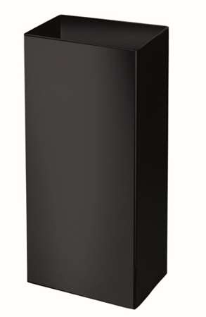 Image de Collecteur métal tri sélectif 40L noir/1