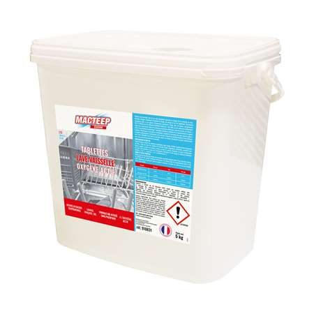Image de Tablette lavage vaisselle oxygène actif 278x18g Macteep/1