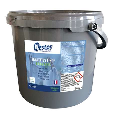 Image de Tablette linge concentrée 126x20g Ecolabel Nestor/1