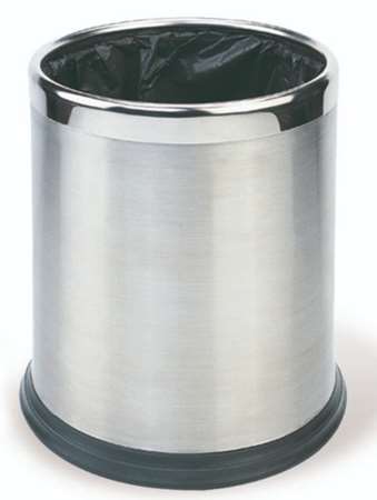 Image de Corbeille inox satiné 10L double paroi/1