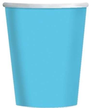 Image de Gobelet carton Fiesta turquoise 20cl/500