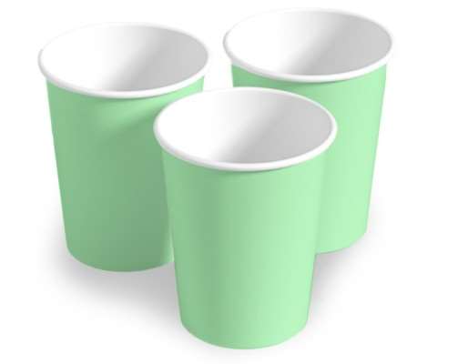 Image de Gobelet carton Fiesta vert d'eau 20cl/500