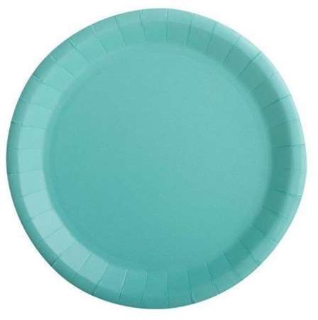 Image de Assiette carton Fiesta 18cm vert d'eau/380