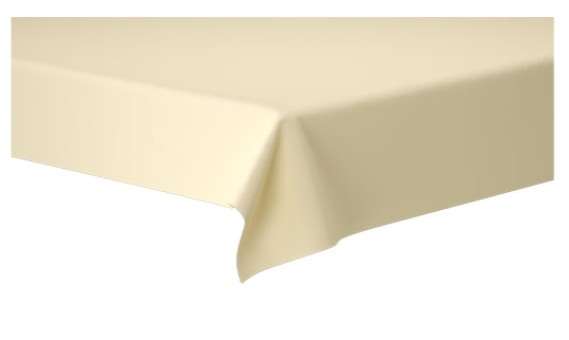 Image de Nappe Evolin 127x127cm crème/50