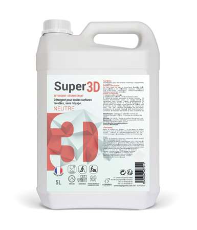 Image de Détergent super 3D neutre PAE sans picto 5L/1