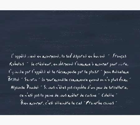 Image de Set de table papier ardoise 30x40 /400