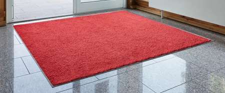 Image de Tapis Cleanfor 115x180cm rouge 652 avec bordures/1