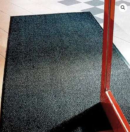 Image de Tapis Cleanfor 115x200cm anthracite avec bordures/1