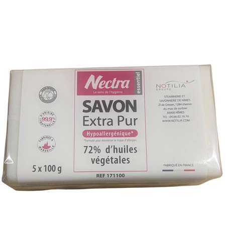Image de Savon hypoallergénique multi-usages Pur Essentiel 100g/5