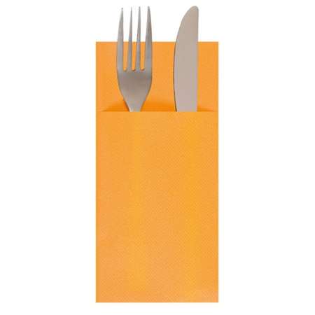 Image de Serviette Kangourou Airlaid 33x40cm mandarine/700