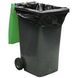 Image de Housse conteneur 120L noir/100