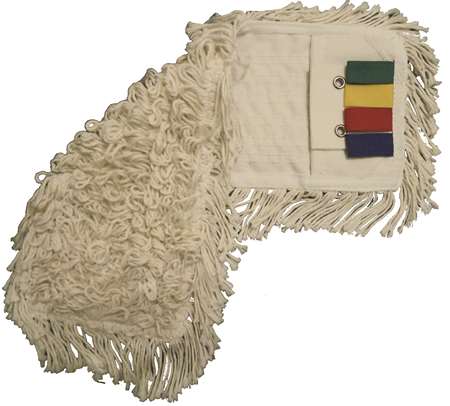 Image de Frange coton poches / languettes avec oeillets 50x16cm/1