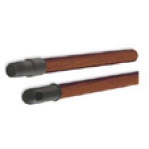Image de Manche bois vernis 1m30 embout vis + attache/1
