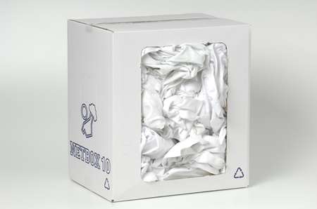 Image de Chiffon drap coton blanc optique boite distributrice 10Kg/1